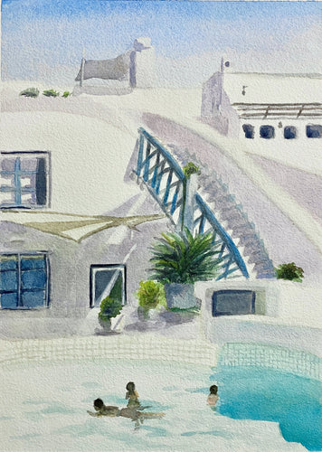 Original Watercolour on Paper - Resort