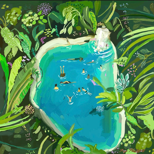 Jungle Pool Print