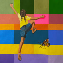 Laden Sie das Bild in den Galerie-Viewer, Girls Can Do Anything 5 Original Australian Painting by Pip Phelps