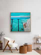 將圖片載入圖庫檢視器 Bondi Clarity - Original Bondi Icebergs Painting Rolled Canvas