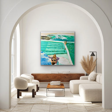 Forever Summer - Original Bondi Icebergs Painting