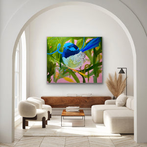 The Early Bird Original on Rolled Canvas