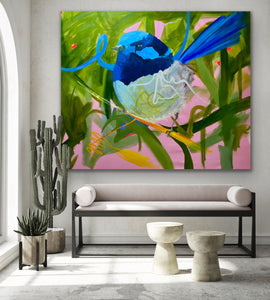 Large-abstract-bird-wall-art-perth