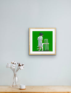 The Littlest Batsman Ltd Ed Reproduction Print