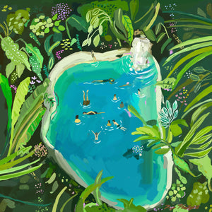 Jungle Pool Print