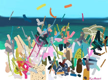 Load image into Gallery viewer, Beach Party Limited Edition (25) Print (rectangular landscape orientation)