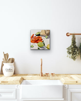 Prawns With Crusty Bread